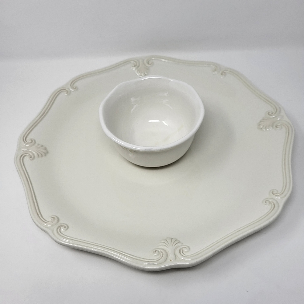 Lenox‎ Butler's Pantry Chip and Chip Bowl Platter Round Ivory Replacement